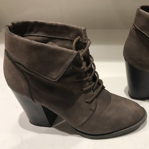Forever 21 Gray Ankle Boots, Size 8.5 - Picture 1 of 4